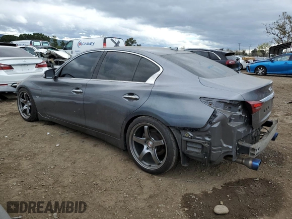 2018 Infiniti Q50 Luxe with VIN JN1EV7AP7JM352288, listed as a Copart auction lot 48599675 with 52,477 mi miles and Salvage Title. Bid and sale history available at carsss.com. Image 2.