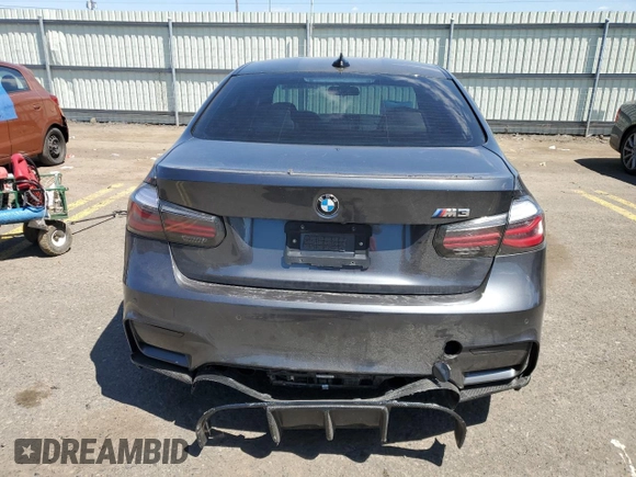 2015 BMW M3 with VIN WBS3C9C54FP804665, listed as a Copart auction lot 50595684 with 92,272 mi miles. Bid and sale history available at carsss.com. Image 6.