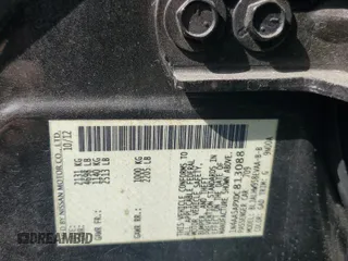 2013 Nissan Maxima S with VIN 1N4AA5APXDC813088, listed as a Copart auction lot 54798475 with 127,422 mi miles and Clean Title. Bid and sale history available at DreamBid. Image 13.
