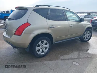 2007 Nissan Murano S with VIN JN8AZ08W07W639686, listed as a IAAI auction lot 41685719 with 126,188 mi miles and . Bid and sale history available at DreamBid. Image 4.