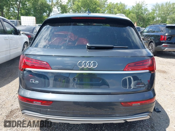 2021 Audi Q5 Premium Plus with VIN WA1BAAFY4M2062482, listed as a IAAI auction lot 42539165 with 40,312 mi miles and . Bid and sale history available at DreamBid. Image 17.
