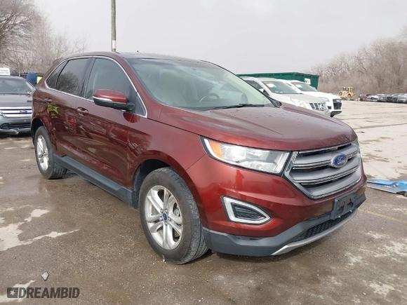 2016 Ford Edge SEL with VIN 2FMPK4J81GBB48165, listed as a IAAI auction lot 41801653 with 127,811 mi miles. Bid and sale history available at carsss.com. Image 1.