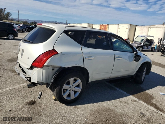 2006 Nissan Murano S with VIN JN8AZ08T56W428732, listed as a Copart auction lot 46136675 with 140,129 mi miles and Salvage Title. Bid and sale history available at carsss.com. Image 3.