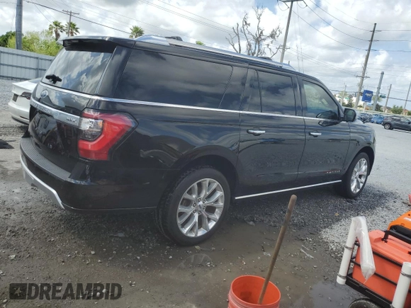 2019 Ford Expedition Max Platinum z VIN 1FMJK1LT9KEA87814, wystawiony jako Copart lot #50889215 z przebiegiem 86 584 mil mil oraz Szkoda całkowita • Salvage title. Historia ofert i sprzedaży dostępna na DreamBid. Obrazek 3.