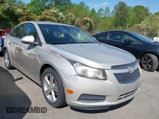 2012 Chevrolet Cruze LT w/2LT with VIN 1G1PG5SC0C7105334, listed as a IAAI auction lot 41983747 with 129,383 mi miles. Bid and sale history available at carsss.com. Image 1.