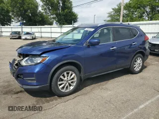 2017 Nissan Rogue S with VIN JN8AT2MV0HW019089, listed as a Copart auction lot 59668495 with 155,235 mi miles and Salvage title. Bid and sale history available at DreamBid. Image 1.