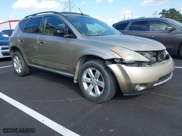 2006 Nissan Murano SL with VIN JN8AZ08T76W415433, listed as a IAAI auction lot 42006598 with 1 mi miles. Bid and sale history available at carsss.com. Image 1.