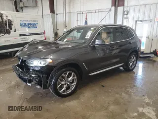 2024 BMW X3 xDrive30i with VIN 5UX53DP02R9V99064, listed as a Copart auction lot 49981755 with 7,858 mi miles and Salvage Title. Bid and sale history available at carsss.com. Image 1.