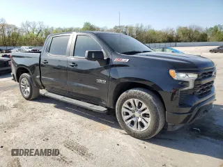 2023 Chevrolet Silverado 1500 RST with VIN 1GCUDEE82PZ183568, listed as a Copart auction lot 52950225 with 33,151 mi miles and Clean Title. Bid and sale history available at DreamBid. Image 4.