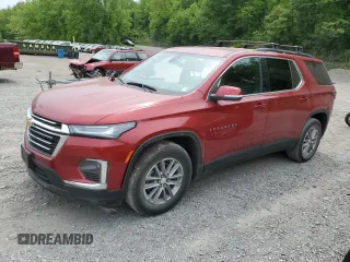 2022 Chevrolet Traverse LT z VIN 1GNEVHKW1NJ150196, wystawiony jako Copart lot #58842005 z przebiegiem 39 076 mil mil oraz Szkoda całkowita • Salvage title. Historia ofert i sprzedaży dostępna na DreamBid. Obrazek 1.
