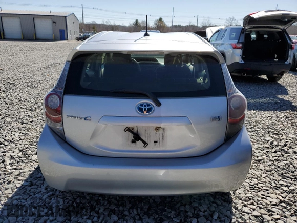 2012 Toyota Prius One with VIN JTDKDTB36C1519672, listed as a Copart auction lot 49692545 with 224,766 mi miles and Clean Title. Bid and sale history available at DreamBid. Image 6.