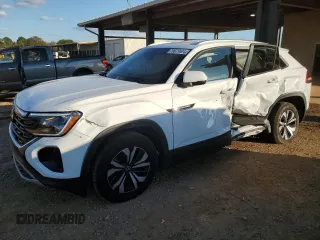 2024 Volkswagen Atlas SE with VIN 1V2DE2CAXRC210618, listed as a Copart auction lot 79875604 with 19,613 mi miles and Salvage title. Bid and sale history available at DreamBid. Image 1.