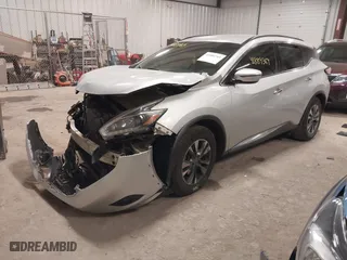 2018 Nissan Murano Platinum with VIN 5N1AZ2MH5JN159098, listed as a IAAI auction lot 41884369 with 106,828 mi miles. Bid and sale history available at carsss.com. Image 2.