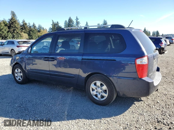 2009 Kia Sedona LX with VIN KNDMB233996272991, listed as a Copart auction lot 73060654 with 151,329 mi miles and Salvage Title. Bid and sale history available at carsss.com. Image 2.