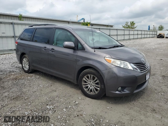 2012 Toyota Sienna XLE AAS with VIN 5TDYK3DC6CS189399, listed as a Copart auction lot 57188555 with Not provided miles and Clean title. Bid and sale history available at DreamBid. Image 4.