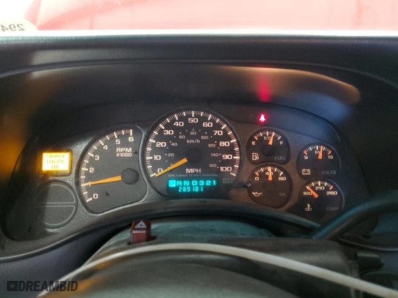 2000 Chevrolet Silverado 1500 LS with VIN 2GCEK19T2Y1252979, listed as a Copart auction lot 46718165 with 289,181 mi miles and Salvage Title. Bid and sale history available at carsss.com. Image 9.