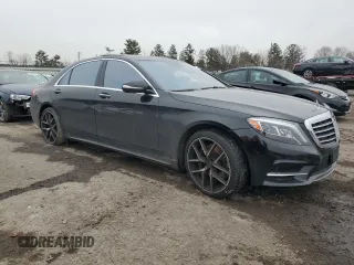 2014 Mercedes-Benz S S 550 with VIN WDDUG8CBXEA057824, listed as a Copart auction lot 44979535 with Not Provided miles and Salvage Title. Bid and sale history available at carsss.com. Image 4.