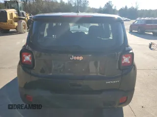 2020 Jeep Renegade Sport with VIN ZACNJAAB2LPL66157, listed as a Copart auction lot 87719715 with 150,541 mi miles and Salvage Title. Bid and sale history available at DreamBid. Image 6.