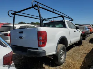 2021 Ford Ranger XL with VIN 1FTER1EH8MLD57785, listed as a Copart auction lot 51019514 with 96,091 mi miles and Salvage Title. Bid and sale history available at carsss.com. Image 3.