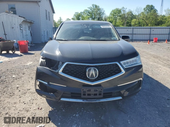 2017 Acura MDX Technology with VIN 5FRYD4H53HB023928, listed as a Copart auction lot 56055535 with 160,249 mi miles and Salvage title. Bid and sale history available at DreamBid. Image 5.
