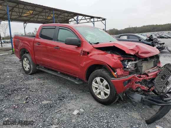 2020 Ford Ranger XL with VIN 1FTER4EH7LLA71166, listed as a Copart auction lot 44861245 with 92,237 mi miles and Salvage Title. Bid and sale history available at carsss.com. Image 4.