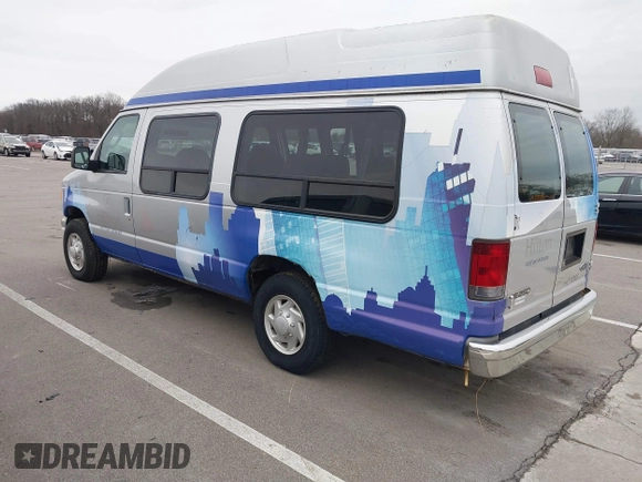 2006 Ford Econoline Cargo with VIN 1FTNS24W66DB32773, listed as a IAAI auction lot 41105626 with 219,787 mi miles. Bid and sale history available at carsss.com. Image 3.