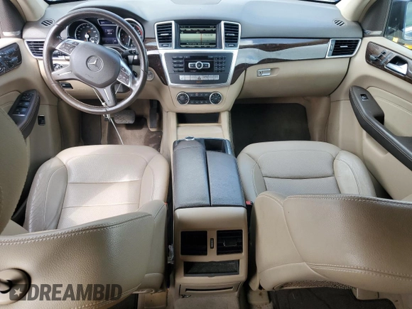 2014 Mercedes-Benz M 350 with VIN 4JGDA5HB7EA389301, listed as a Copart auction lot 63970685 with 103,248 mi miles and Salvage title. Bid and sale history available at DreamBid. Image 8.