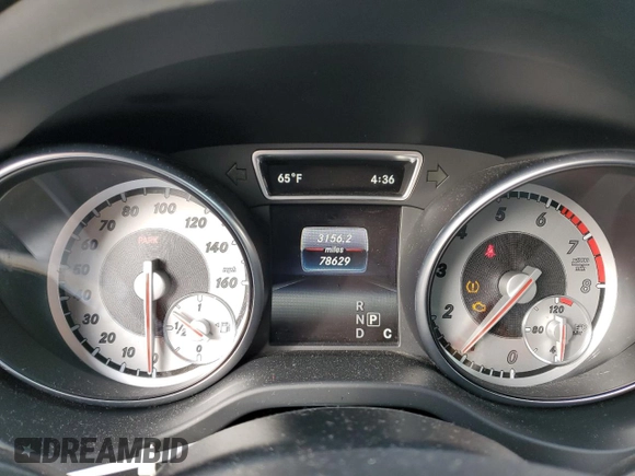 2016 Mercedes-Benz CLA with VIN WDDSJ4GB2GN390199, listed as a Copart auction lot 68381372 with 78,629 mi miles. Bid and sale history available at carsss.com. Image 9.