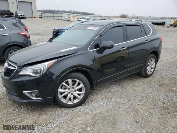2020 Buick Envision Preferred with VIN LRBFXBSA3LD147772, listed as a Copart auction lot 43351965 with 0 mi miles and Salvage Title. Bid and sale history available at carsss.com. Image 1.