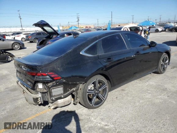 2023 Honda Accord Sport with VIN 1HGCY2F57PA021258, listed as a Copart auction lot 62952525 with 21,957 mi miles and Salvage title. Bid and sale history available at DreamBid. Image 3.
