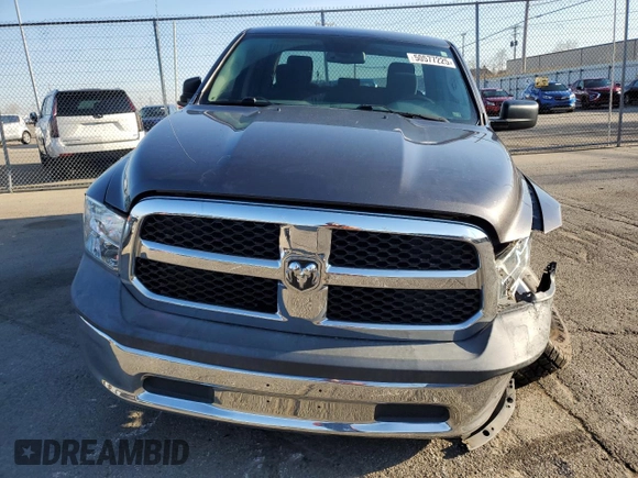 2018 Ram 1500 Express with VIN 1C6RR7FG0JS303304, listed as a Copart auction lot 50577225 with 146,756 mi miles and Salvage Title. Bid and sale history available at carsss.com. Image 5.