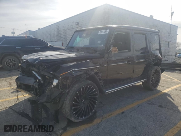 2023 Mercedes-Benz G 550 with VIN W1NYC6BJ2PX475145, listed as a Copart auction lot 49867455 with Not Provided miles and Salvage Title. Bid and sale history available at DreamBid. Image 1.