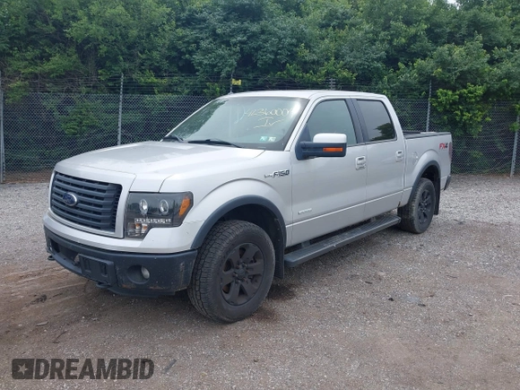 2012 Ford F-150 XL with VIN 1FTFW1ET9CFC43695, listed as a IAAI auction lot 42360004 with 336,479 mi miles and . Bid and sale history available at DreamBid. Image 2.