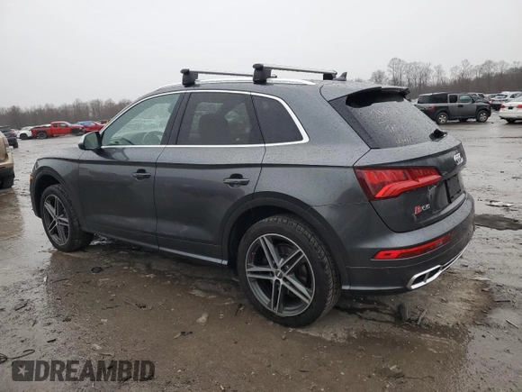 2019 Audi SQ5 Premium Plus with VIN WA1B4AFY8K2114832, listed as a Copart auction lot 48434384 with 36,112 mi miles and . Bid and sale history available at DreamBid. Image 2.