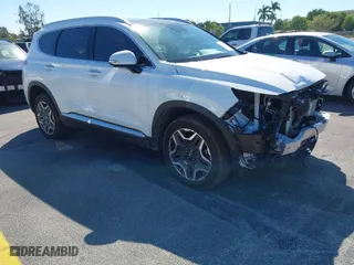 2023 Hyundai Santa Fe Hybrid SEL Premium with VIN 5NMS3DA11PH023313, listed as a IAAI auction lot 41675033 with 4,766 mi miles. Bid and sale history available at carsss.com. Image 1.