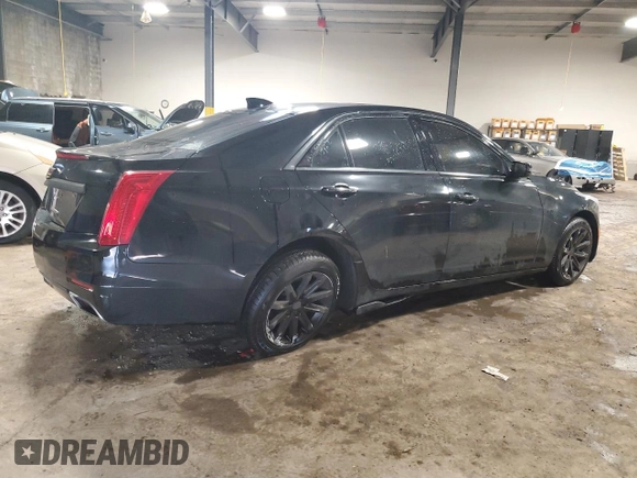 2016 Cadillac CTS AWD with VIN 1G6AW5SX5G0148863, listed as a Copart auction lot 61611945 with 74,530 mi miles and Salvage title. Bid and sale history available at DreamBid. Image 3.