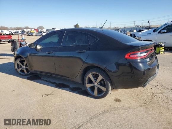 2015 Dodge Dart GT with VIN 1C3CDFEB4FD421675, listed as a Copart auction lot 47302035 with 111,212 mi miles and Salvage Title. Bid and sale history available at DreamBid. Image 2.