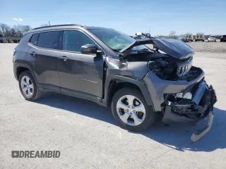 2018 Jeep Compass Latitude with VIN 3C4NJDBB5JT306138, listed as a Copart auction lot 50332855 with 102,844 mi miles and Salvage Title. Bid and sale history available at carsss.com. Image 4.