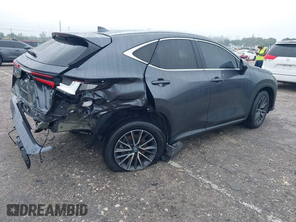 2022 Lexus NX with VIN 2T2GGCEZ5NC015203, listed as a IAAI auction lot 41391250 with 34,966 mi miles. Bid and sale history available at carsss.com. Image 4.