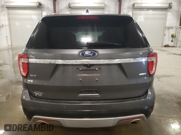 2016 Ford Explorer XLT with VIN 1FM5K8D87GGB50523, listed as a Copart auction lot 53870605 with 164,750 mi miles and Salvage Title. Bid and sale history available at carsss.com. Image 6.