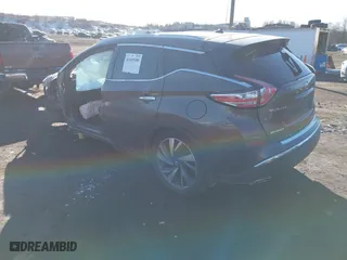 2015 Nissan Murano SL with VIN 5N1AZ2MH7FN207837, listed as a IAAI auction lot 41649300 with 228,418 mi miles. Bid and sale history available at carsss.com. Image 3.