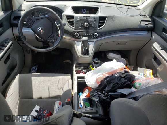 2012 Honda CR-V LX with VIN 2HKRM4H31CH603757, listed as a Copart auction lot 52631095 with 75,734 mi miles and Salvage title. Bid and sale history available at DreamBid. Image 8.