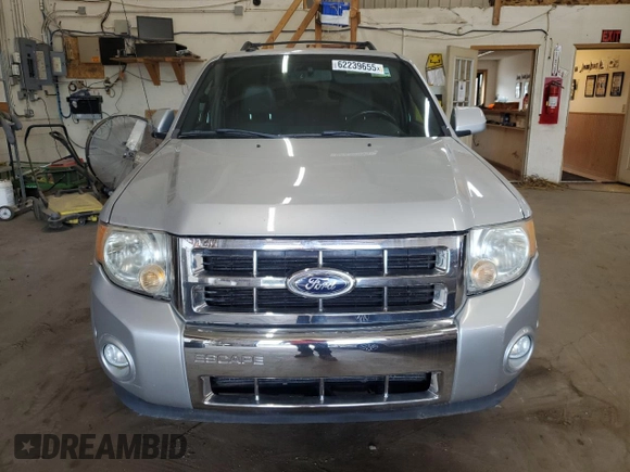 2010 Ford Escape Limited with VIN 1FMCU9EGXAKB93593, listed as a Copart auction lot 62239655 with 131,746 mi miles and Salvage title. Bid and sale history available at DreamBid. Image 5.