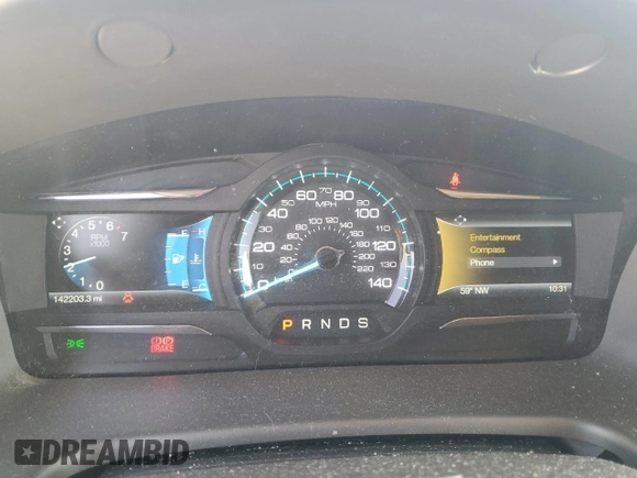 2014 Ford Flex SEL z VIN 2FMGK5C8XEBD43259, wystawiony jako Copart lot #56129285 z przebiegiem 142 203 mil mil oraz Szkoda całkowita • Salvage title. Historia ofert i sprzedaży dostępna na DreamBid. Obrazek 9.