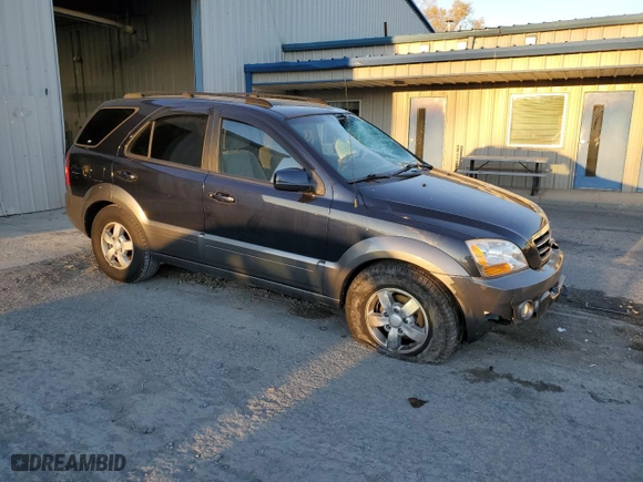 2008 Kia Sorento EX with VIN KNDJC736685835927, listed as a Copart auction lot 80550214 with 89,662 mi miles and Salvage Title. Bid and sale history available at carsss.com. Image 4.