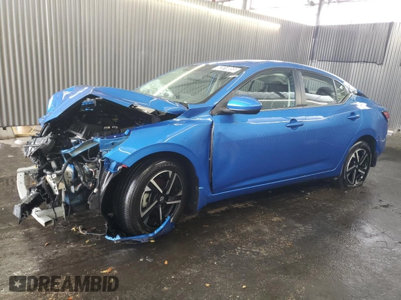 2024 Nissan Sentra SV with VIN 3N1AB8CV6RY242897, listed as a Copart auction lot 62818855 with 13,911 mi miles and Clean title. Bid and sale history available at DreamBid. Image 1.