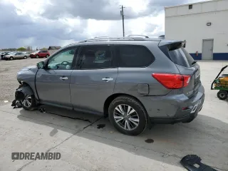 2020 Nissan Pathfinder SL z VIN 5N1DR2CM7LC596322, wystawiony jako Copart lot #51602445 z przebiegiem 80 208 mil mil oraz Szkoda całkowita • Salvage title. Historia ofert i sprzedaży dostępna na DreamBid. Obrazek 2.