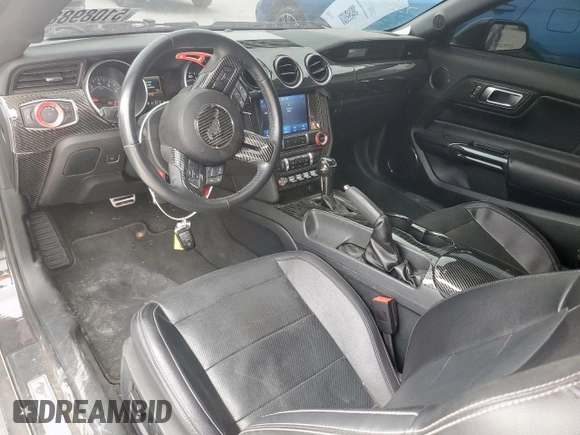 2022 Ford Mustang GT with VIN 1FA6P8CF8N5145937, listed as a Copart auction lot 51089885 with 21,948 mi miles and Salvage title. Bid and sale history available at DreamBid. Image 8.