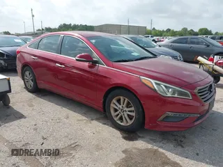 2015 Hyundai Sonata Eco z VIN 5NPE24AA9FH137173, wystawiony jako IAAI lot #42504289 z przebiegiem 126 905 mil mil oraz . Historia ofert i sprzedaży dostępna na DreamBid. Obrazek 1.