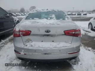 2016 Kia Cadenza Premium with VIN KNALN4D75G5217650, listed as a Copart auction lot 81317474 with 124,915 mi miles and Salvage Title. Bid and sale history available at carsss.com. Image 6.